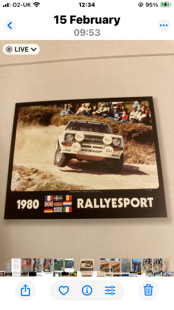  WANTED 1980 RALLYESPORT CALENDAR