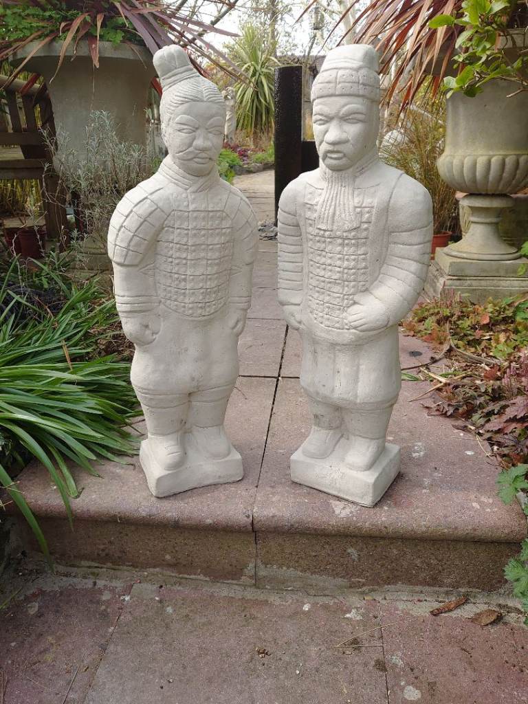 Pair of Oriental warriors