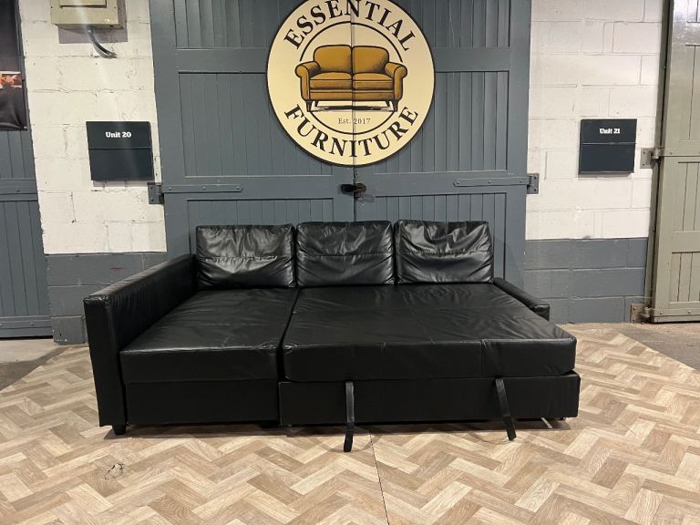IKEA Black FRIHETEN L sofa bed with storage, FREE DELIVERY 