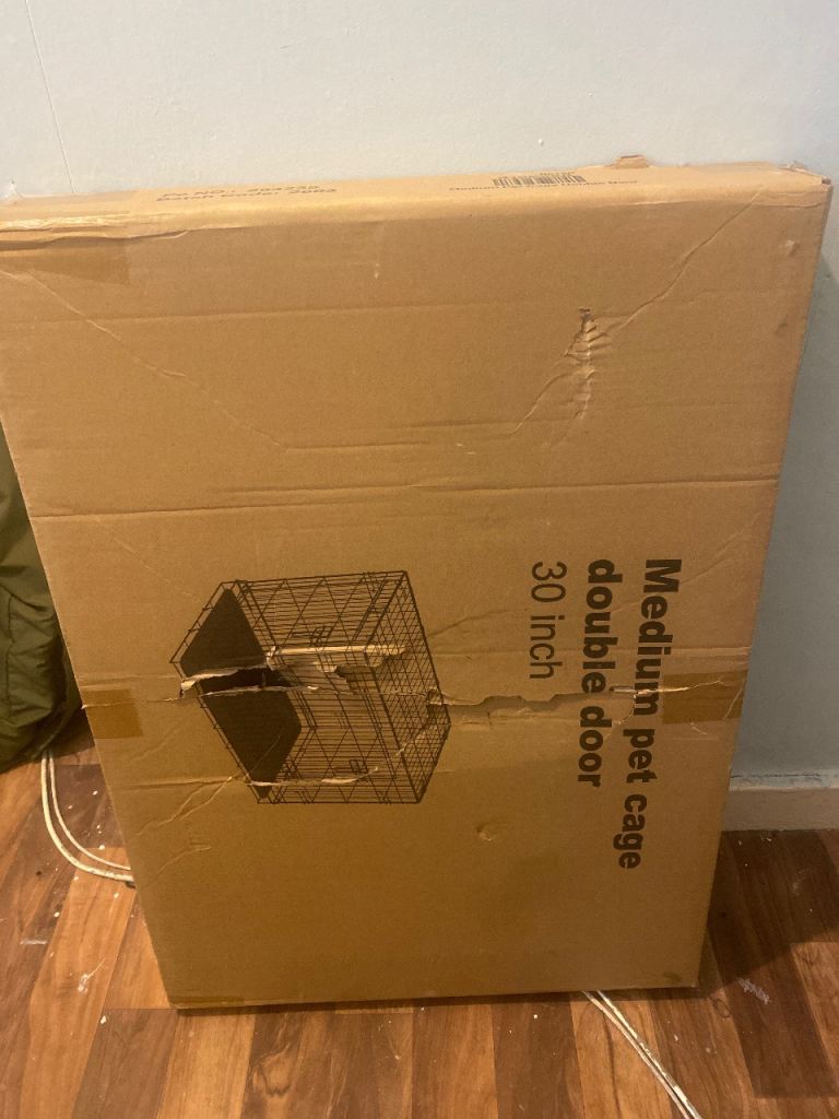 Medium pet cage double door  30 inch