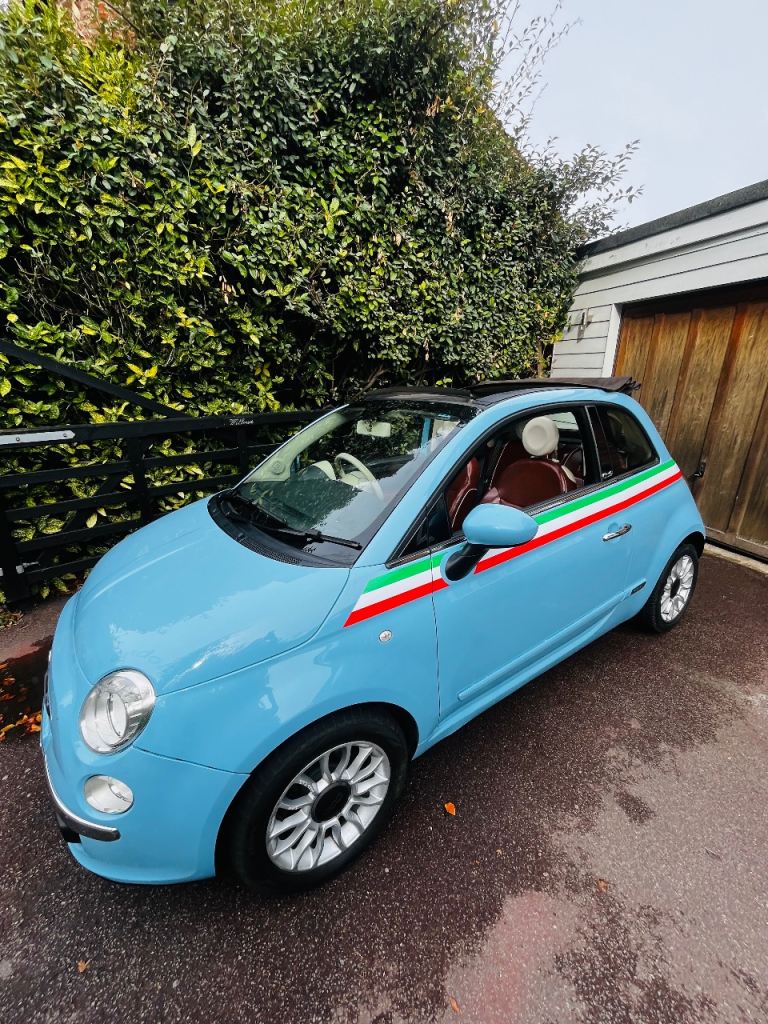 Fiat, 500, Convertible, 2011, Manual, 875 (cc), 3 doors
