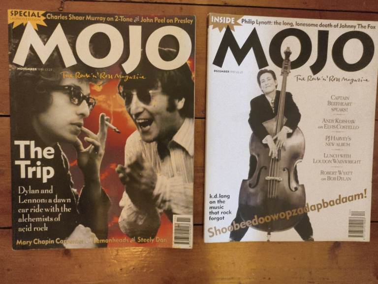 MOJO music magazines  1993 #1 to end 2017.  288 issues  