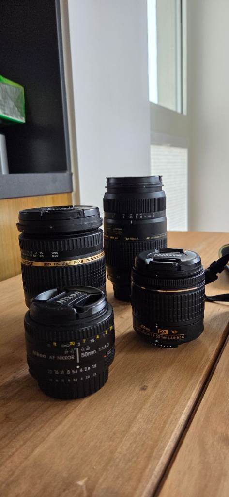 Nikon D3500 Camera, lenses or full bundle 