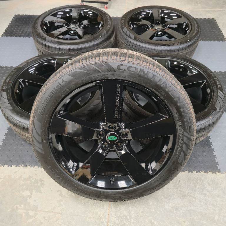 Genuine Land Rover Defender 22" Style 5098 Alloy Wheels Black 90 110