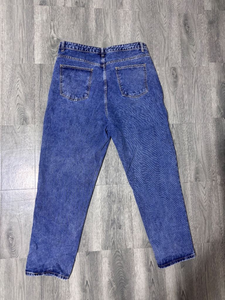 PrettyLittleThing Blue Mom Jeans – UK Size 16, Excellent Condition