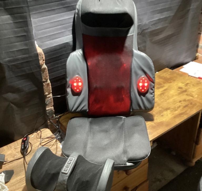 New 3D Massage Mat for Shiatsu Massage Body Heated Pad with Vibrating Nodes