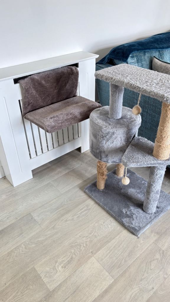 Cat Tree & Radiator Bed