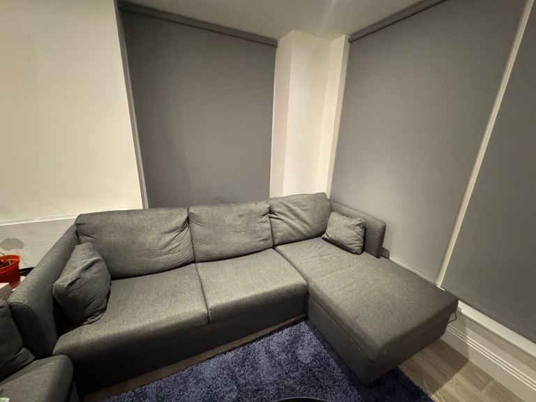 Grey Corner Sofa Bed 