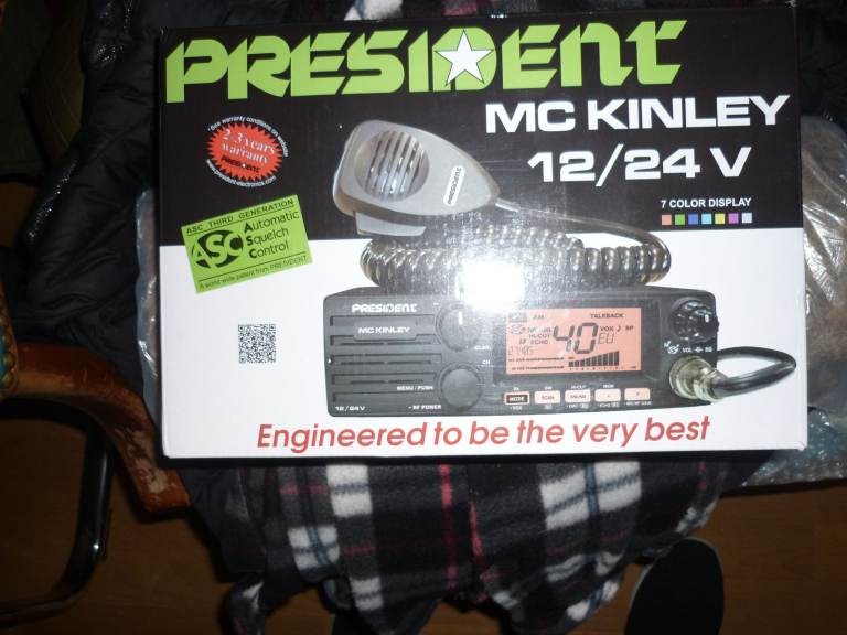President MC KINLEY CB Radio 12/24V – New in Box