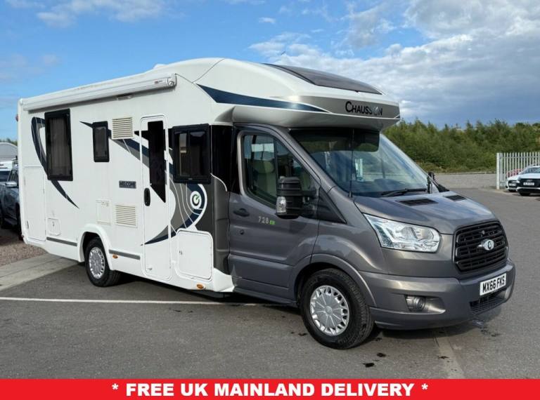 2017 CHAUSSON WELCOME 728 EB 2.2 MANUAL 4 BERTH 130 BHP  MOTORHOME Diesel Manual