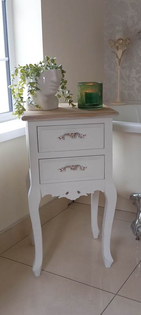 French style side table/bedside table 
