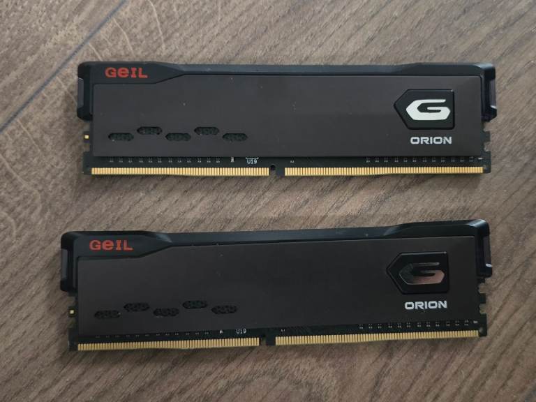 Geil Orion Ryzen Ram 16gb DDR4 (2 X 8gb) 3600Mhz Black