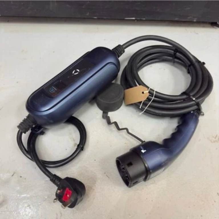 Portable EV Charger Type 2 to UK 10A 5m Cable