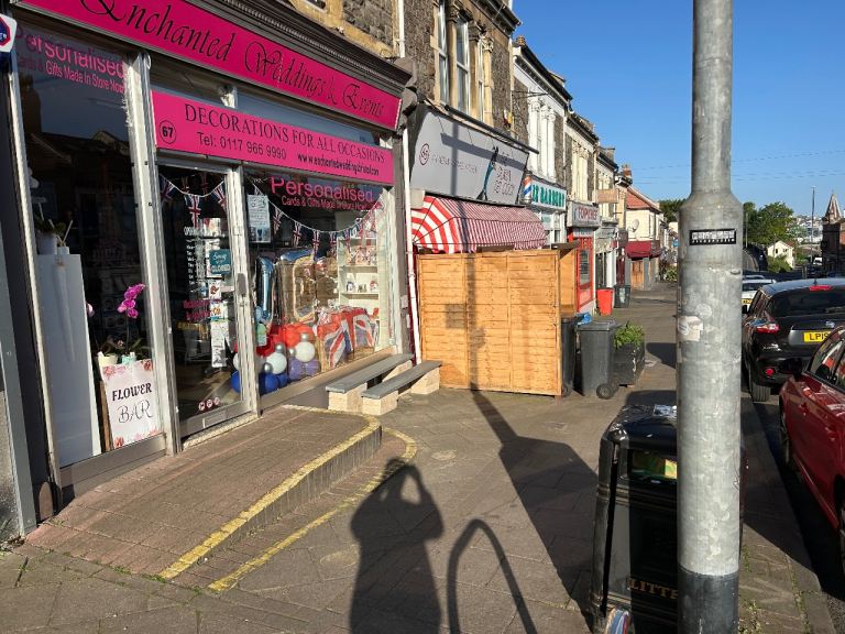 retail shop to let bs4 sandy park road 62 sqm available august 