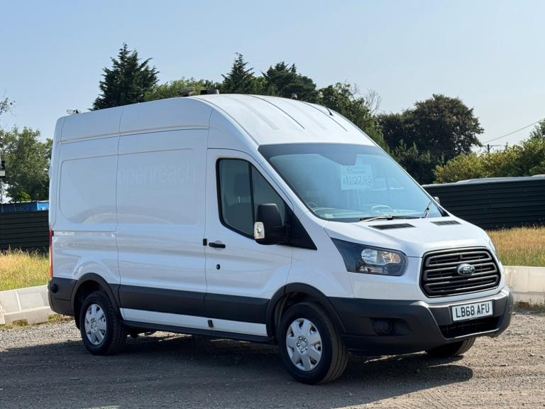 2019 Ford Transit 2.0 TDCi 130PS ECOBLUE EURO6 L2H2 MWB REAR WORKSHOP WITH CRANE NO VAT  PANEL VA...