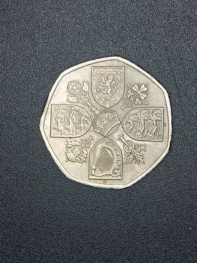 SUPER EXTREMELY RARE 50P COIN OF KING CHARLES NEW CORONATION COIN