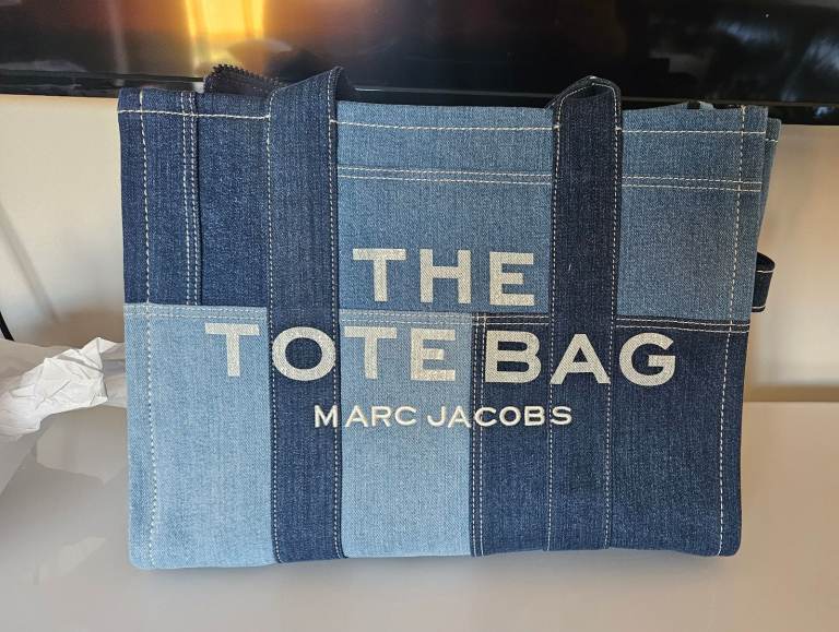 Brand New Marc Jacobs The Denim Large Tote Bag