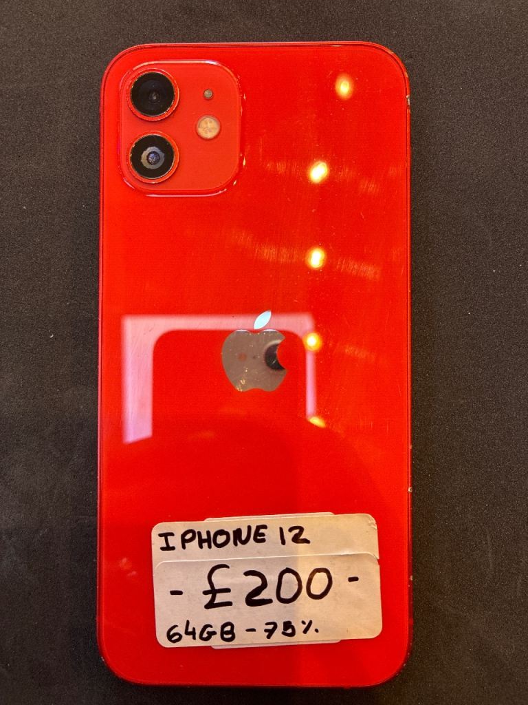 Apple iPhone 12 64GB Red – Good Condition