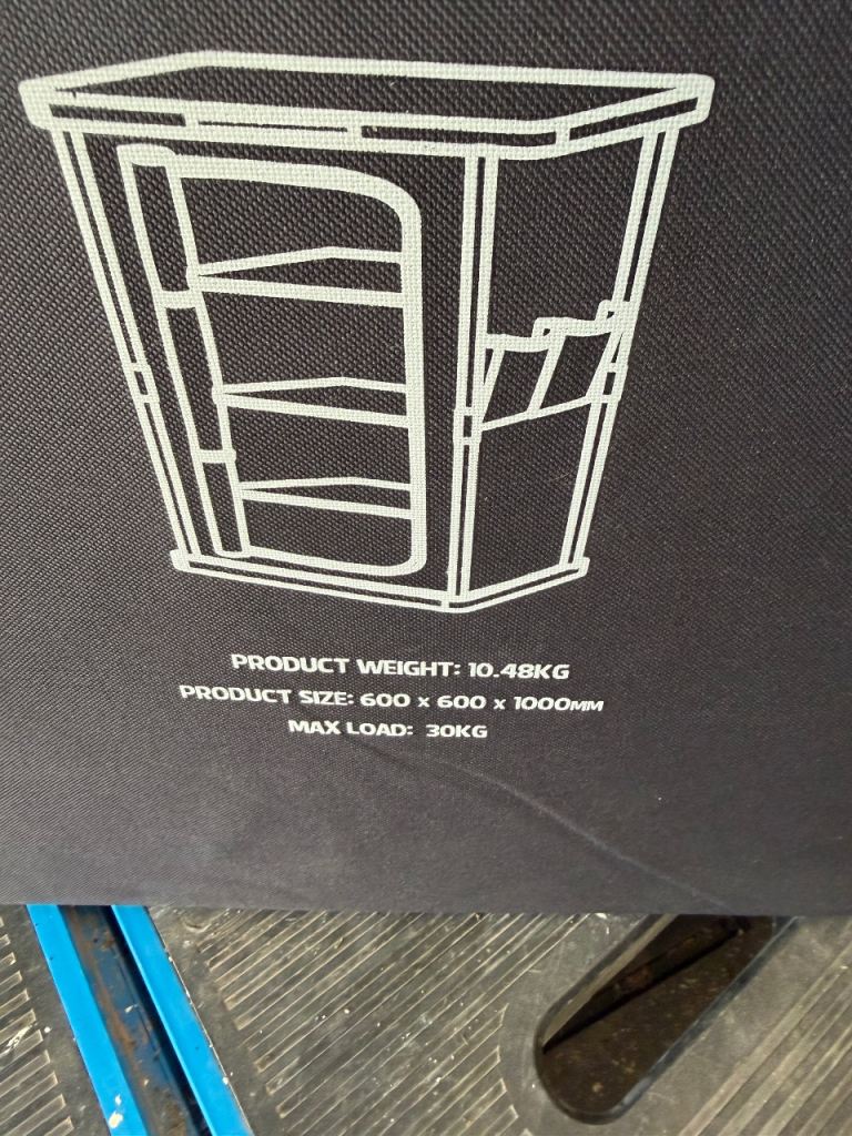 Argo Foldable Compact 4 Shelf Cupboard