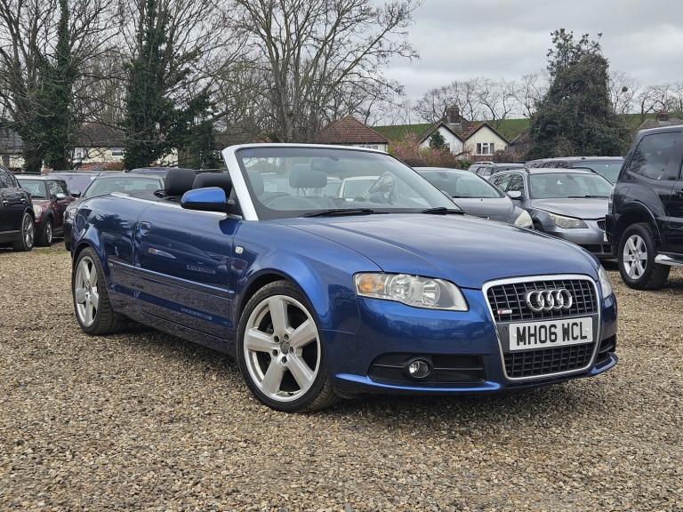 2006 AUDI A4 CONVERTIBLE 2.0T FSI S LINE MULTITRONIC AUTOMATIC ULEZ FREE