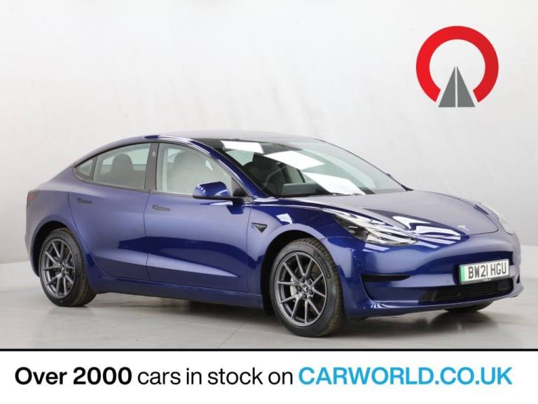 2021 Tesla Model 3 Standard Range Plus Saloon 4dr Electric Auto RWD (241 bhp) Saloon ELECTRIC Aut...