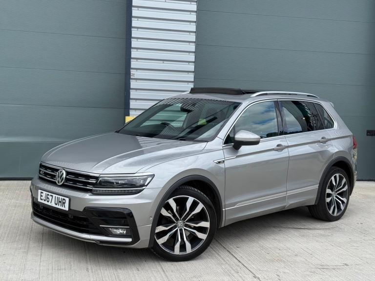2017 [67] VOLKSWAGEN TIGUAN 2.0 DIESEL R LINE DSG/AUTO 4MOTION ULEZ SILVER FSH