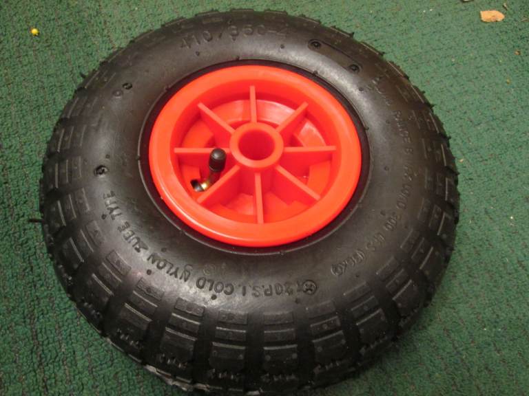 New Wheel Complete , Sack or Garden Truck, Pneumatic wheel & tyre  10 Inch Across 
