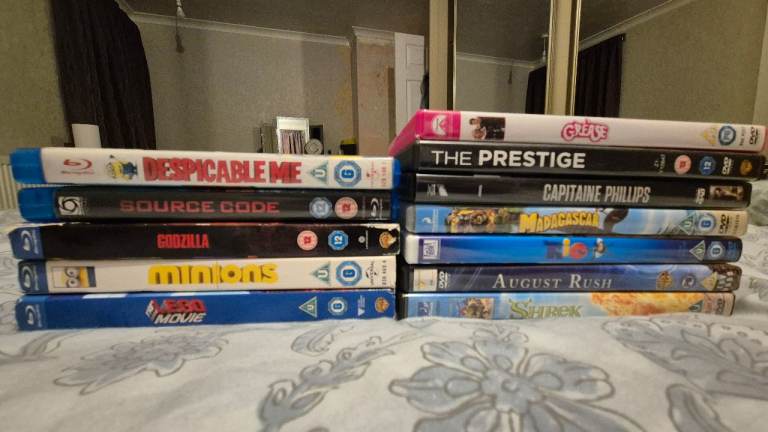 DVDs and Blu Ray Films for Sale, see description