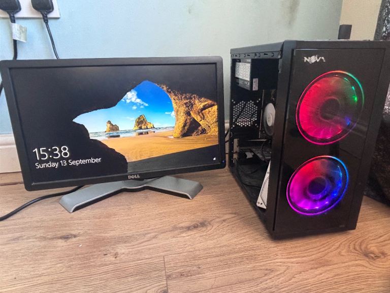 Dell Monitor and PC Tower – Good Condition