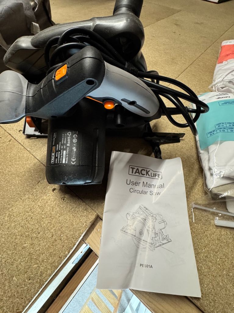 TACKLIFE Circular Saw – Good Condition, with User Manual