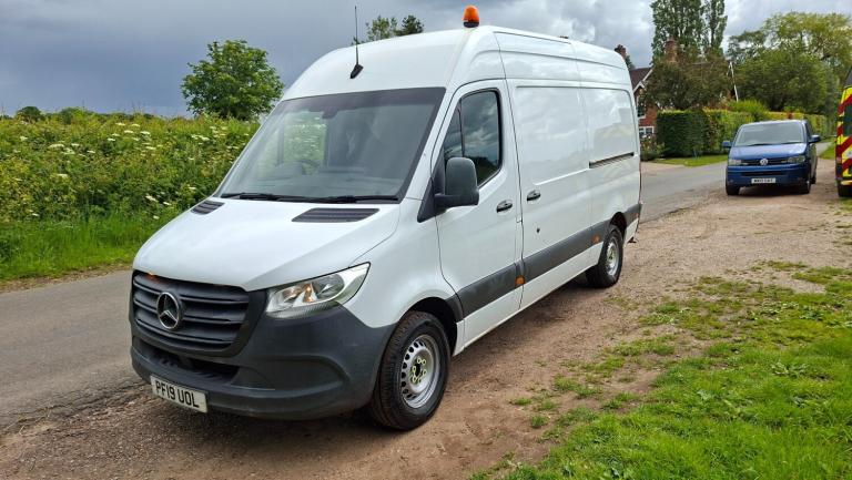 2019 Mercedes-Benz Sprinter 316cdi compressor generator utilities van PANEL VAN Diesel Manual