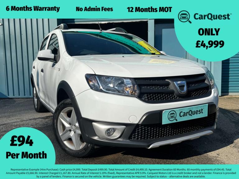 2015 Dacia Sandero Stepway 0.9 TCe Ambiance 5dr [Start Stop] HATCHBACK PETROL Manual