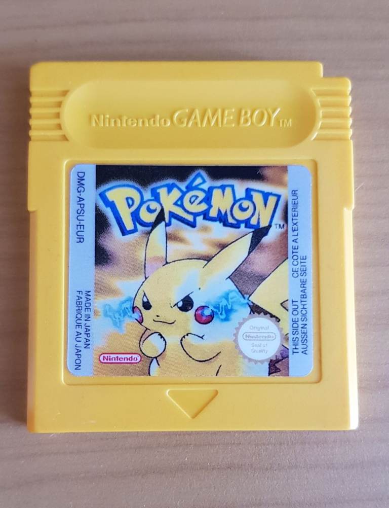 Pokemon Yellow Gameboy Game Genuine