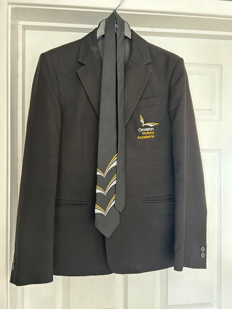 Boys Ormiston Victory Academy Blazer size 36(tie & trousers)