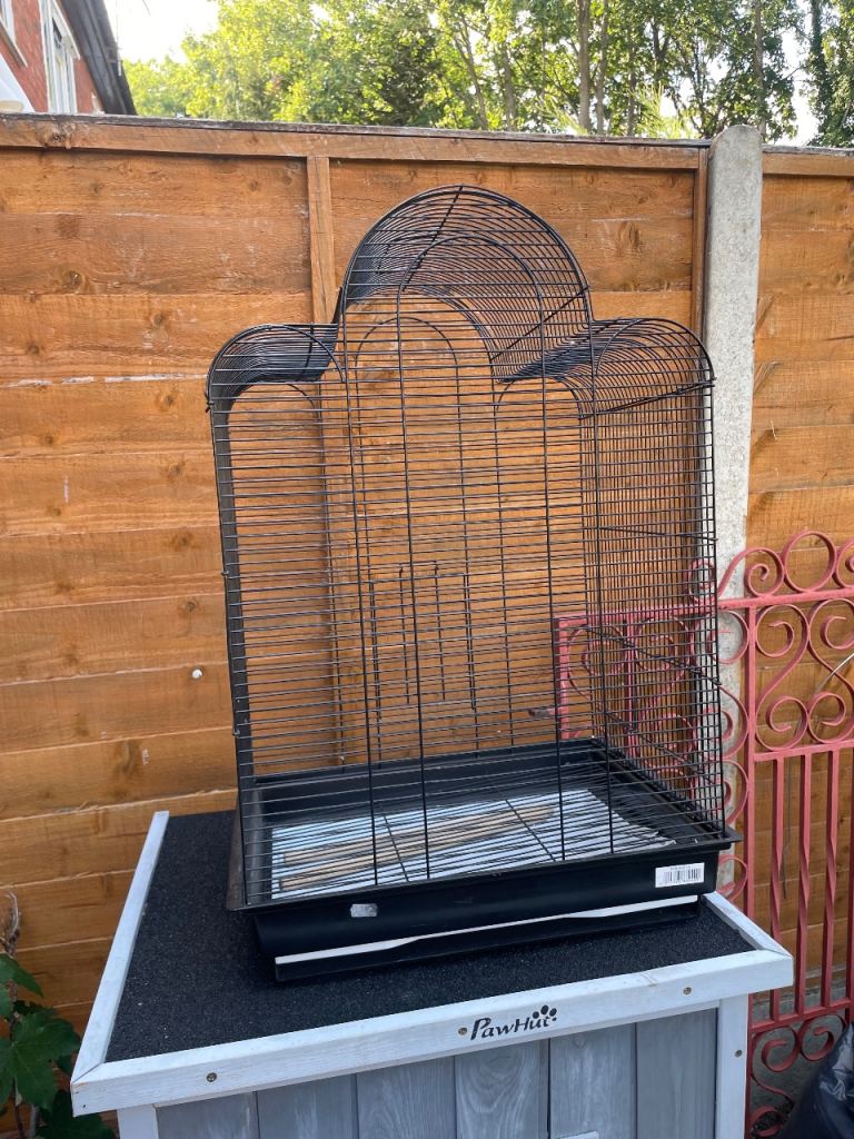 Two bird cages 