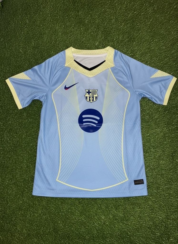 Nike Barcelona shirt in blue and yellow