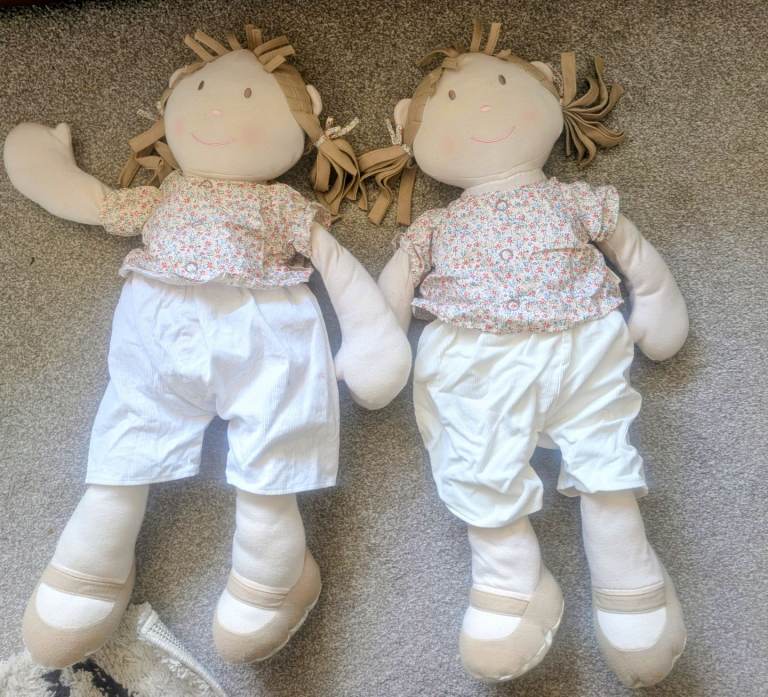 Dolls X2 soft plush by Mamas & Papas