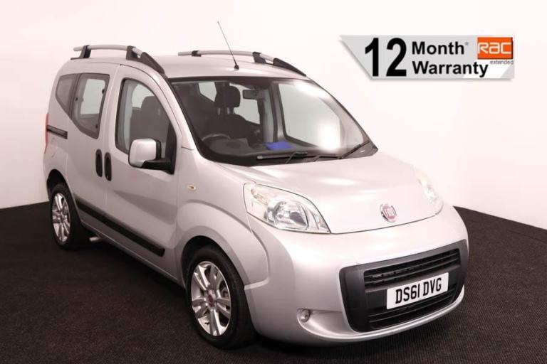 2011(61) Fiat Qubo 1.3 D Switch Wheelchair Driver or Up-front passenger WAV