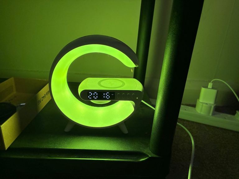 Multi coloured light and magnetic charger