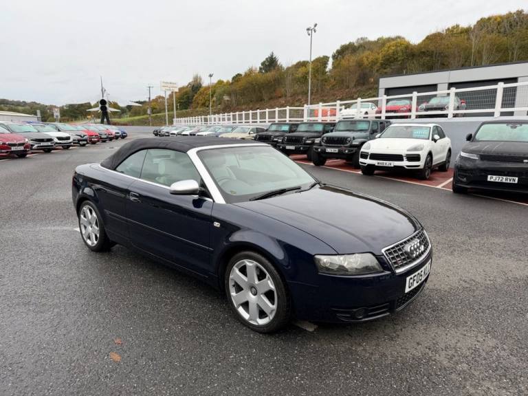 2005 AUDI S4 CABRIOLET 4.2 V8 CONVERTIBLE Quattro Manual Midnight Blue / Grey