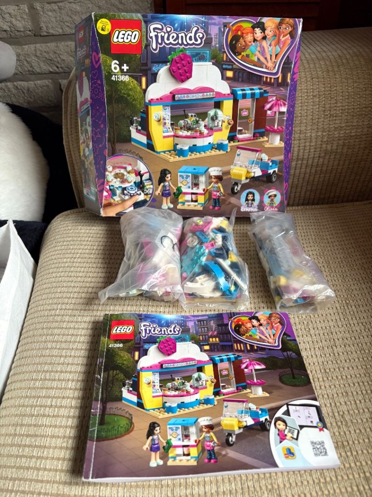 Lego Friends Olivia’s Cupcake Cafe 41366 (complete Box Set)