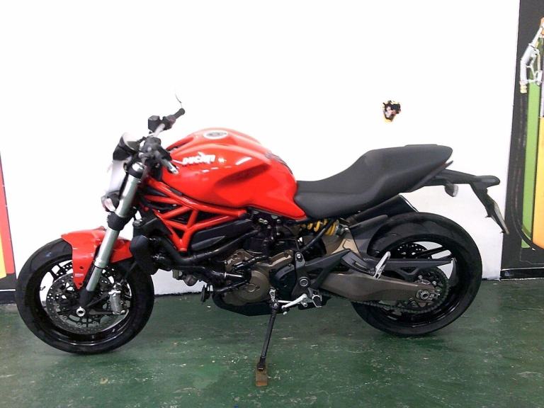 2016 16-reg Ducati Monster 821 finished in red