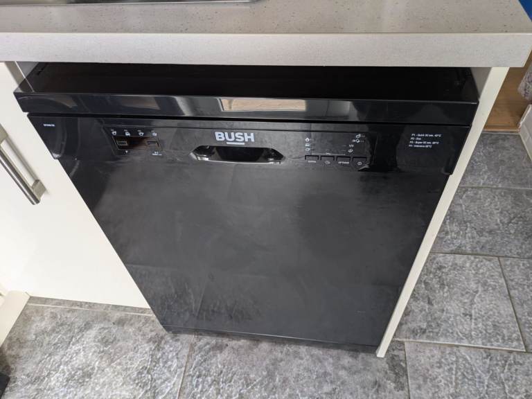 Bush Black Dishwasher – Good working condition