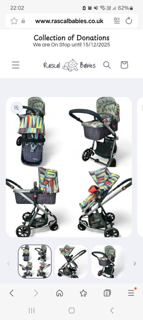 image for Cosatto pushchair and car seat set