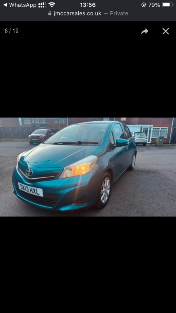 Toyota, YARIS, Hatchback, 2013, Manual, 1329 (cc), 5 doors