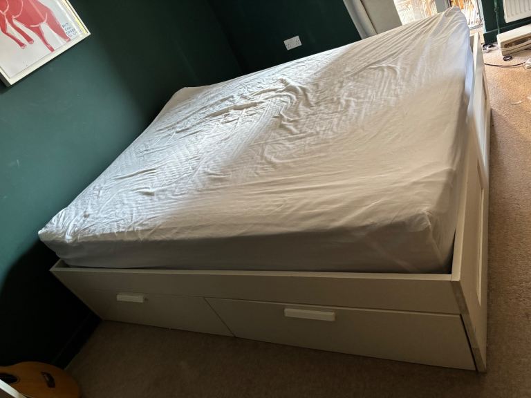 Free IKEA Brimnes King Size bed frame 