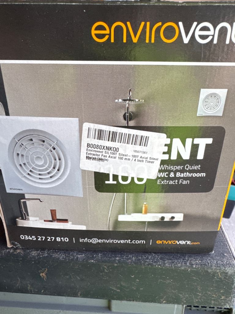 Envirovent Silent 100 Extractor Fan