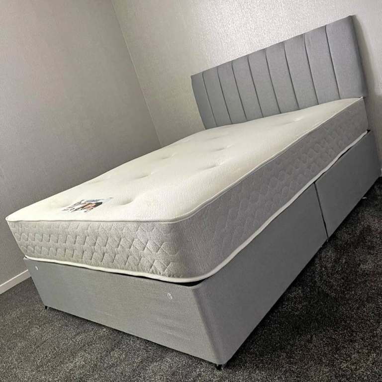 image for PREMIUM Divan 5ft King size bed base = Headboard === same day Delivery 