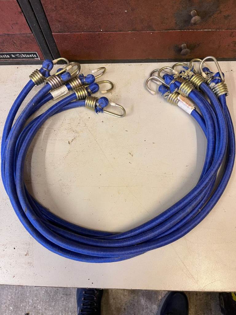 6x 36" Long Bungee Cords Wires Hooks Cables Straps Bungie Elastic Rope Ties