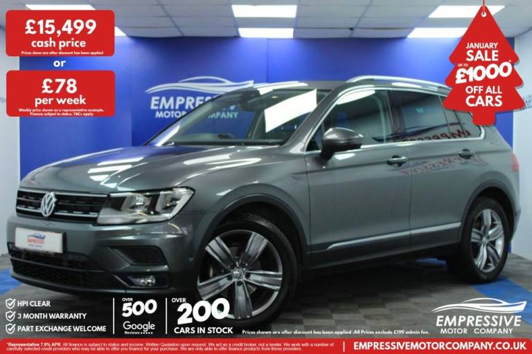 2019 19 VOLKSWAGEN TIGUAN 2.0 TDI MATCH SUV 5DR DIESEL MANUAL EURO 6 (S/S) (150 